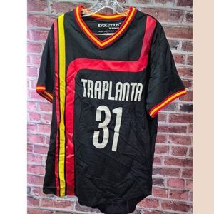 Hudson & Co. Traplanta Trapper Tee – Men’s Size XL Black Streetwear V Neck
